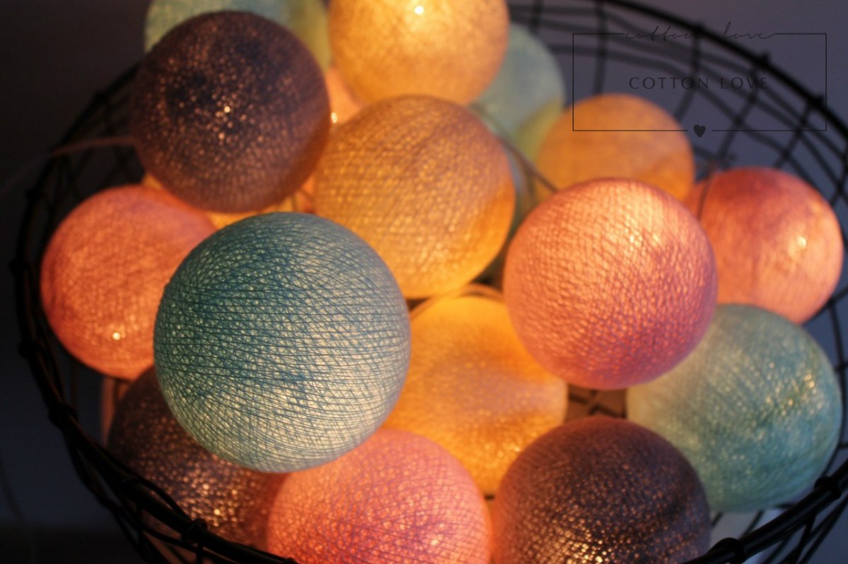 Świecące kule LED Cotton Balls