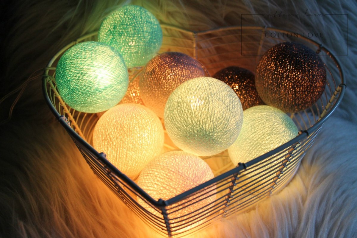 Świecące kule LED Cotton Balls